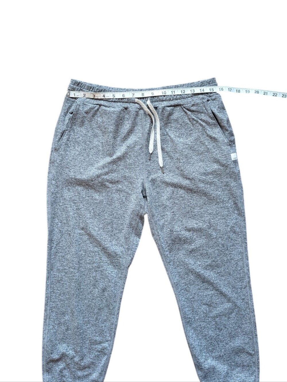 Vuori Performance Joggers Pale Grey Heather - Picture 9 of 12